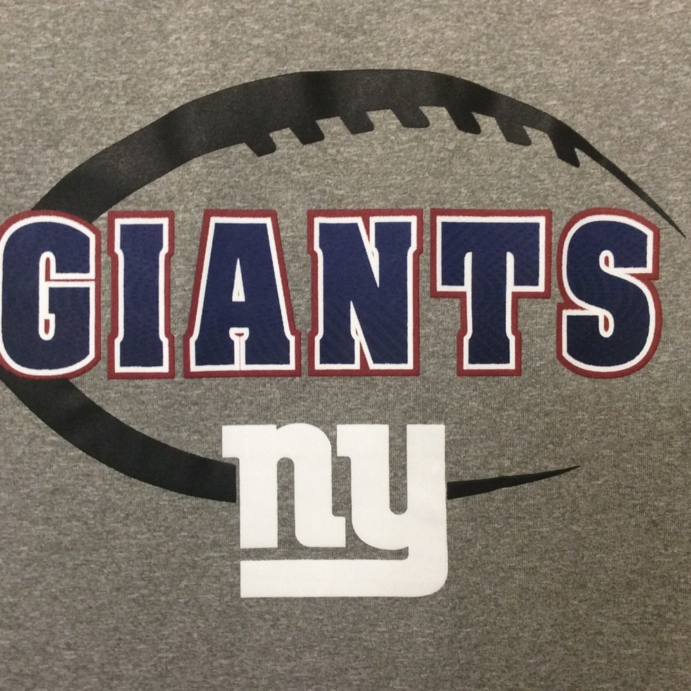 Boys T-shirt Large 12/14 Gray New York Giants NFL - Picture 2 of 11